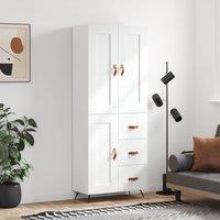 Berkfield Home Highboard White 69.5x34x180 cm Engineered Wood