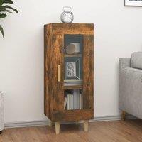 Berkfield Home Sideboard Smoked Oak 34.5x34x90 cm Engineered Wood in Brown