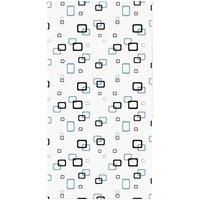Berkfield Home Shower Roller Blind 130x240 cm Fabric Width 126 cm in White