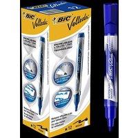 Bic Velleda Liquid Ink Dry Wipe Pocket Markers Blue - 2 Packs