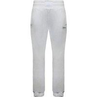 BoxRaw Women's Stretch Thick Waistband Graphic Logo White Johnson Track Pants | Size: XS