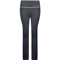 BoxRaw Women's Stretch High Waisted Charcoal Logo Valerie Leggings in Grey | Size: Large