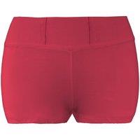 Champion Women's Heritage Fit Pink Plain Sports Cotton Shorts | Size: Large