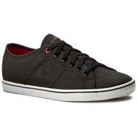 Le Coq Sportif Women's Lace-Up Black Canvas Plimsolls | Size: 5