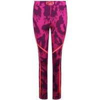 Nicce Women's Stretch Waist Fiesta Fuchia Arena Printed Leggings in Pink | Size: XS
