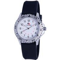 Calibre Men's Sea Wolf watch Black Silicone strap White dial