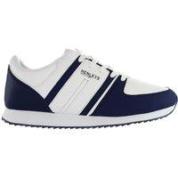 Henleys Men's Renner White/Blue Running Shoes in Blue | Size: 9