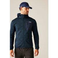 Regatta Men's Newhill Stretch Insulated Hooded Fleece in Blue | Size: Small