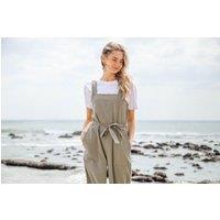 Rapanui Clothing Women's Cotton Jumpsuit in Green | Size: 18