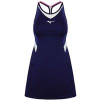 Mizuno Women's Round Neck Sleeveless Navy/White Amplify Dress in Blue | Size: XS