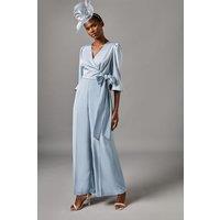 Wrap Top Tie Side Jumpsuit