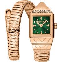 Roberto Cavalli Women's Women Snake Stainless Steel Two Tone Silver & Gold Color Watch