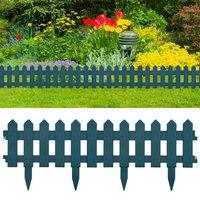Berkfield Home Lawn Edgings 25 pcs Green 10 m PP