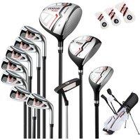 Gymax Women's Complete Golf Clubs & Bag Set With 460CC #1 Driver Red