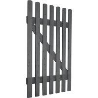 0.9x1.2m Solid Pine Wood Garden Fence Gate with Secure Latch - Weatherproof Vintage Design - Durable Anti-Corrosion Gate for European Gardens