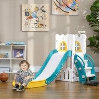 AIYAPLAY 5 in 1 Kids Slide for Indoor Use, for Toddlers 1-3 Years in Yellow