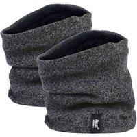 Heat Holders Men's 2 Pack Thermal Winter Neck Warmer in Grey