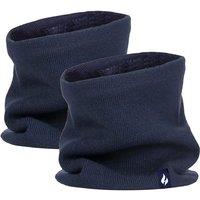 Heat Holders Men's 2 Pack Thermal Winter Neck Warmer in Navy