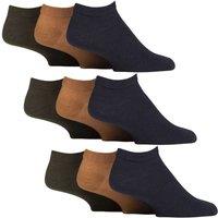 Iomi Men's 9 Pack Diabetic Trainer Socks | Non Elastic Extra Wide Ankle Socks | Size: 6-11