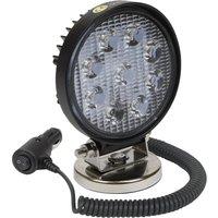 Loops Waterproof Work Light & Magnetic Base -27W SMD LED - 115mm Round Flash Torch