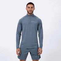 Fine White Line Men's Comet 1/4 Zip Jacket in Blue | Size: Small