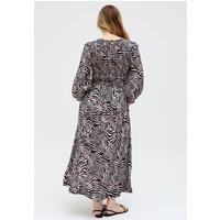 Raffya Women's Sammie Paperbag Waist Warhol Print Short In Multi in Blue | Size: 14