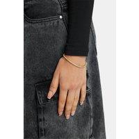 Cernucci Women's Womens 3mm Tennis Bracelet - Gold in Metallic Silver | Size: 7 inches