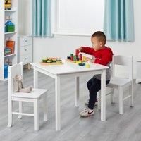 Liberty House Toys White Wooden Table & Chair Set