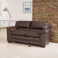 Artemis Home Genoa 2 Seat Sofa in Brown