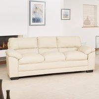 Artemis Home Genoa 3 Seat Sofabed in Cream