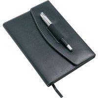 MidOcean Nova A5 Notebook & Pen in Black