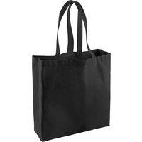 Westford Mill Cotton Classic Tote Shopping Bag Pack of 2 in Black