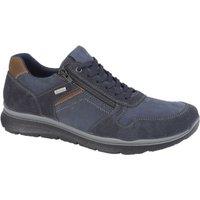 IMAC Men's Casual Leather Shoes in Navy | Size: 12