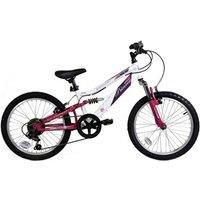 Basis Women's Princess 20In Full Suspension Mountain Bike 6 Speed in White