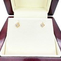 Raina Jewels Women's 22ct Yellow Gold Children's Stud Earrings, Tragus, Helix Or 2nd Lobe (3.0mm)