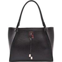 House of Leather Women's Grace Real Leather Handbag in Black | Size: Large