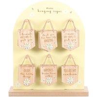 Something Different Daisy Hanging Sign (Pack of 24) in Yellow