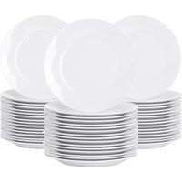 Argon Tableware Classic White Dessert Plates - 19cm - Pack of 48