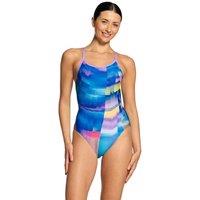 Zoggs Women's Quiver Sprintback One Piece Swimsuit in Blue | Size: 10