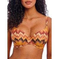 Freya Women's Arizona Wave Plunge Bikini Top in Orange | Size: 34F