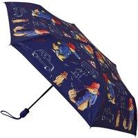 Signare Automatic Folding Umbrella Windproof UV Protection Paddington Bear Blue