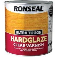 Ronseal Ultra Tough Hardglaze Internal Clear Gloss Varnish 750Ml