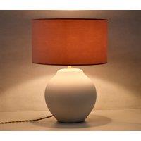 Lighting123 Triscia Table Lamp Blush E27 Bulb Cap for Living Room Bedroom Office