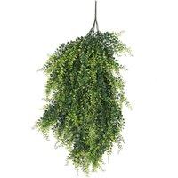 Leaf Artificial Hanging Trailing Plant UV Fire Resistant Foliage Plant 85cm in Green