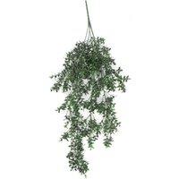Leaf Artificial Hanging Trailing Plant UV Fire Resistant Small Plant 78cm in Green