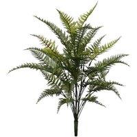 Leaf 78cm Fire Retardant Artificial Fern Foliage Branch in Green