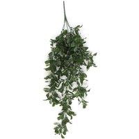 Leaf Artificial Hanging Trailing Plant UV Fire Resistant Peperomia Plant 68cm in Green