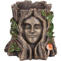 Garden Greatness Green Goddess Resin Outdoor Planter Pot