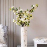 Scottish Everlastings Ltd 94cm Eucalyptus Blossom Spray Pack 3 in White