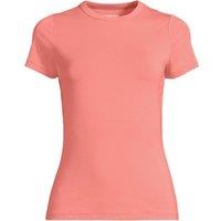 Lands' End Women's Petite Cool Lightweight Crew Neck Tee in Coral | Size: 14-16
